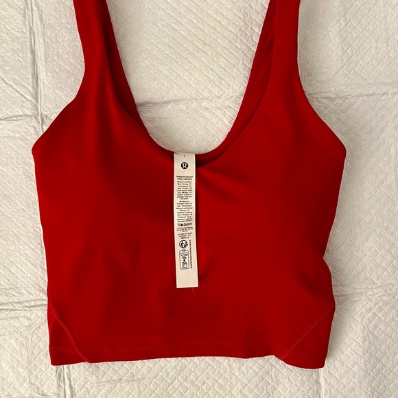Lululemon Align Tank Dark Red - Picture 3 of 3